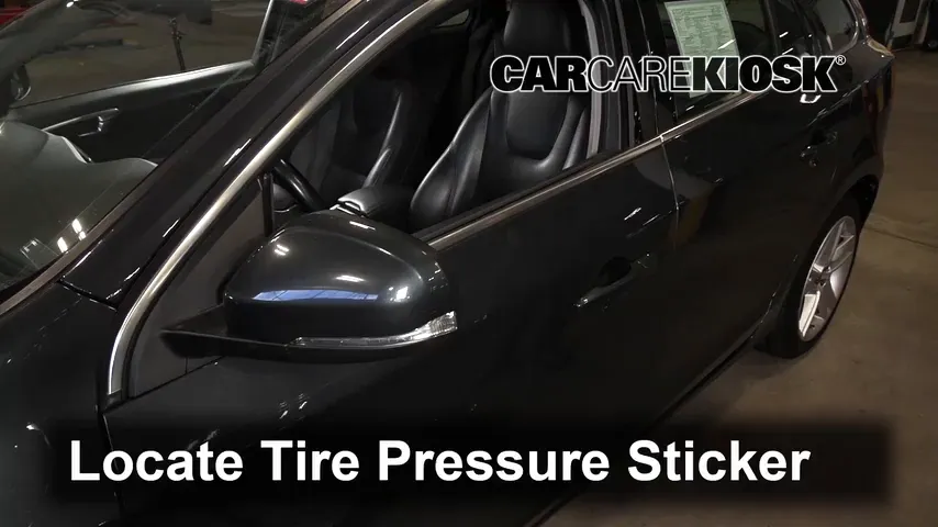 2015 Volvo V60 T5 2.0L 4 Cyl. Turbo Tires & Wheels Check Tire Pressure